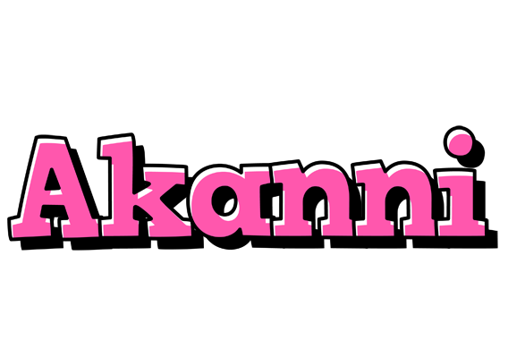 Akanni girlish logo