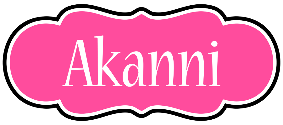 Akanni invitation logo