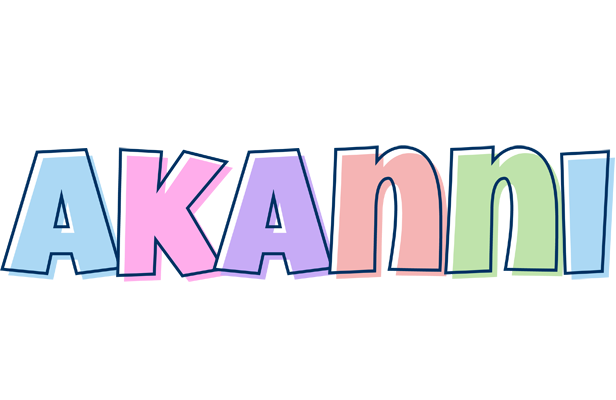 Akanni pastel logo