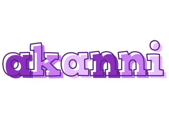 Akanni sensual logo