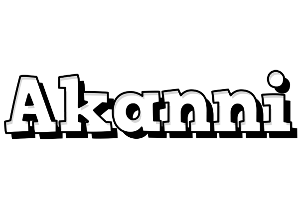 Akanni snowing logo