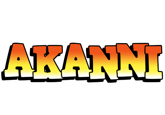 Akanni sunset logo