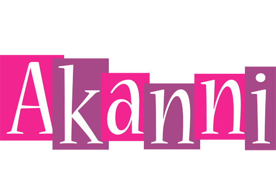 Akanni whine logo