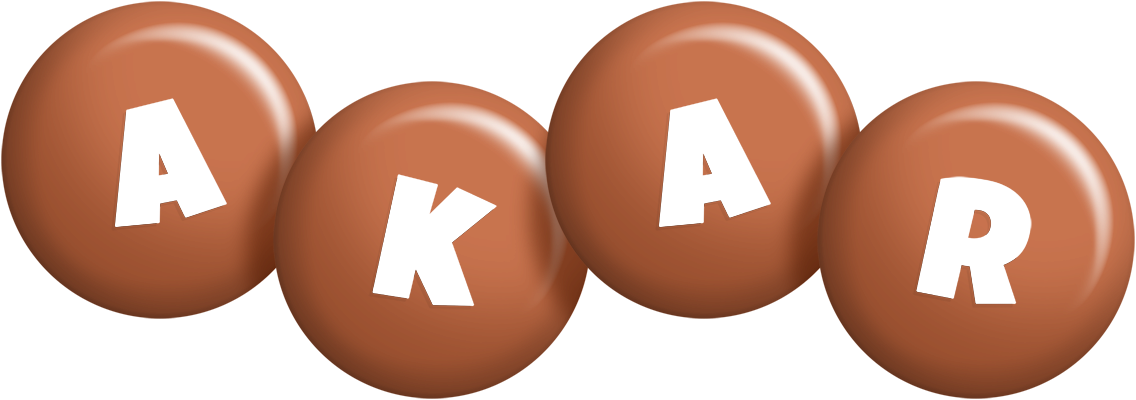 Akar candy-brown logo