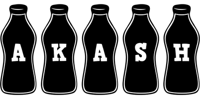 Akash bottle logo