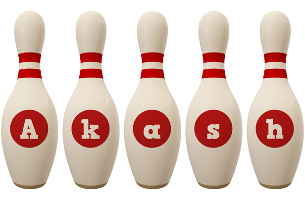 Akash bowling-pin logo