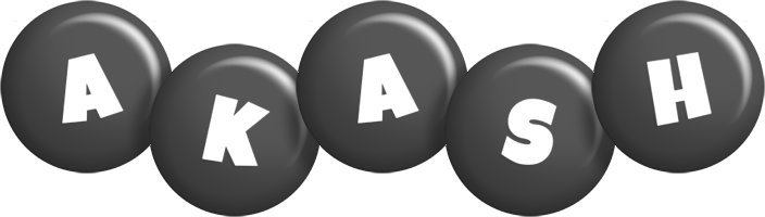 Akash candy-black logo
