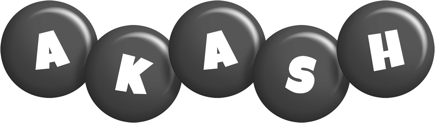 Akash candy-black logo