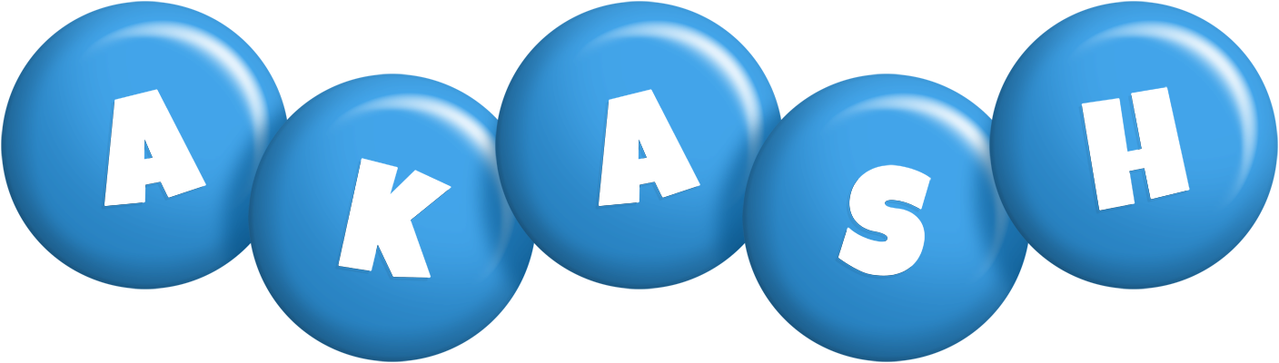 Akash candy-blue logo