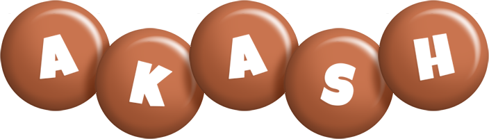 Akash candy-brown logo