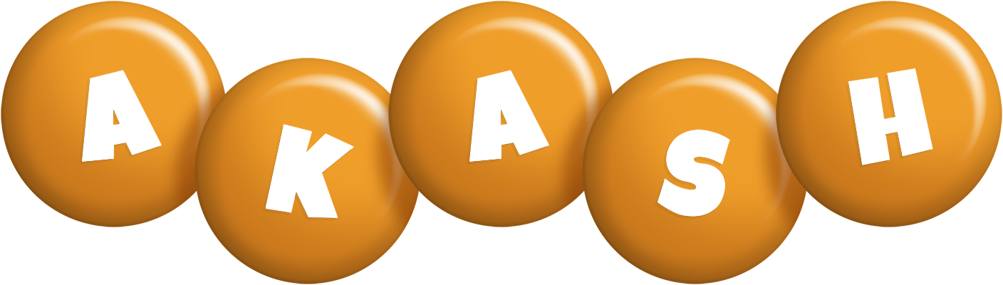 Akash candy-orange logo