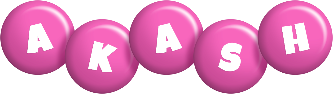 Akash candy-pink logo