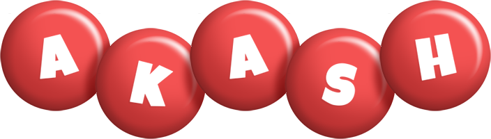Akash candy-red logo