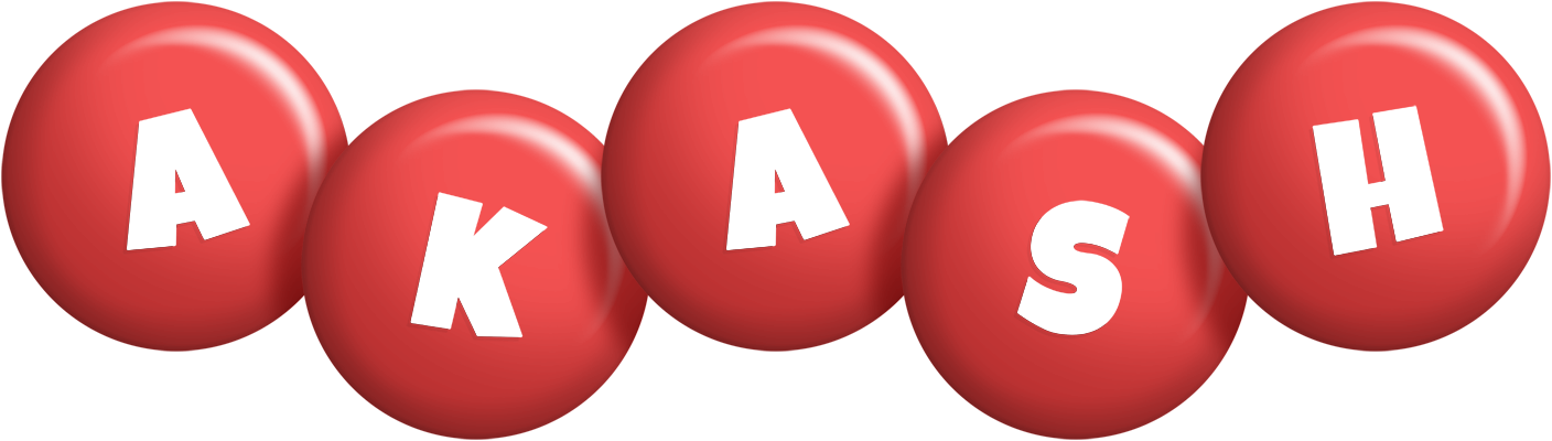 Akash candy-red logo