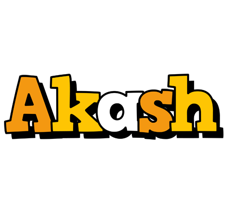 Akash cartoon logo