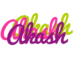 Akash flowers logo
