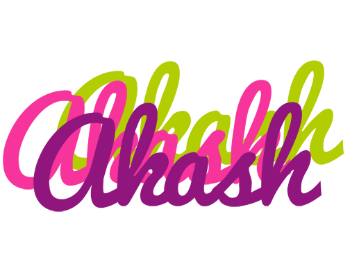Akash flowers logo