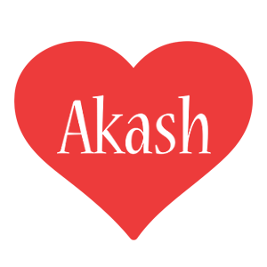 Akash love logo