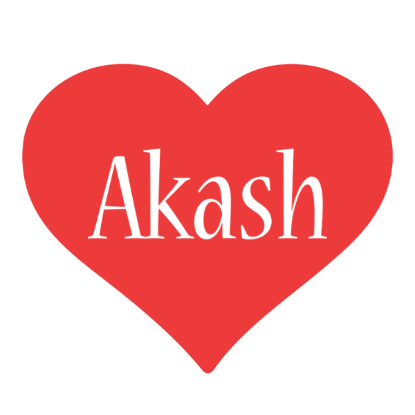 Akash love logo
