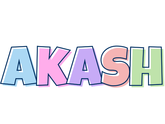 Akash pastel logo