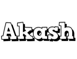 Akash snowing logo