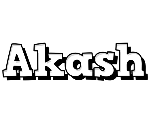 Akash snowing logo