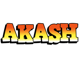 Akash sunset logo