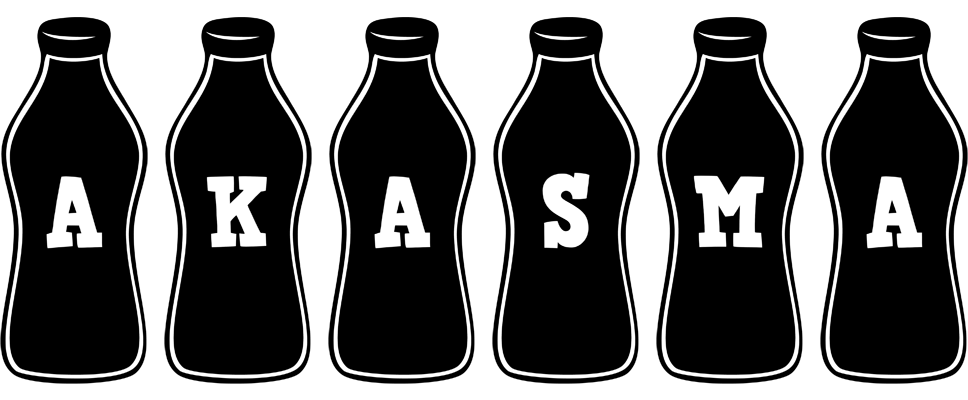 Akasma bottle logo