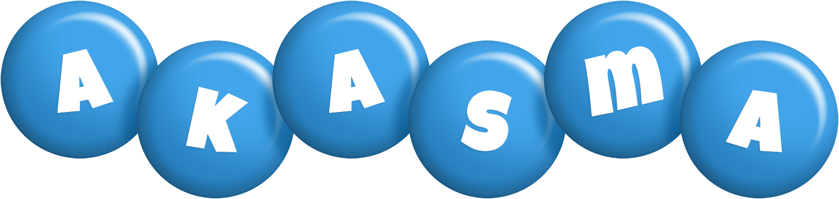 Akasma candy-blue logo