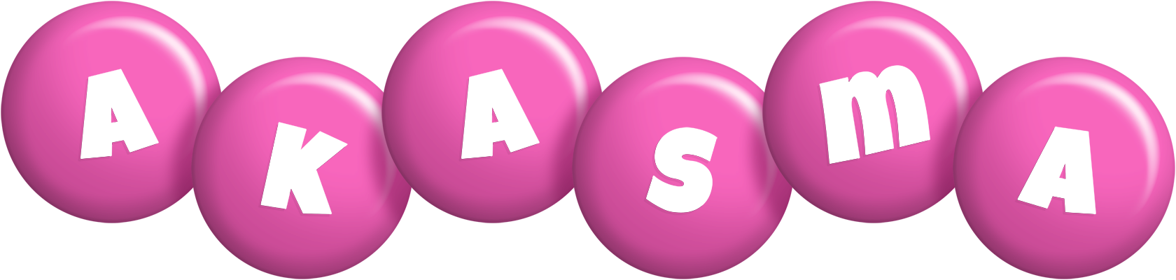 Akasma candy-pink logo
