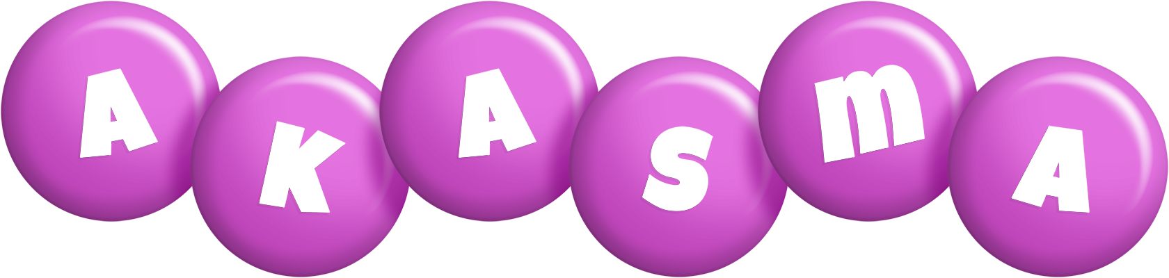 Akasma candy-purple logo