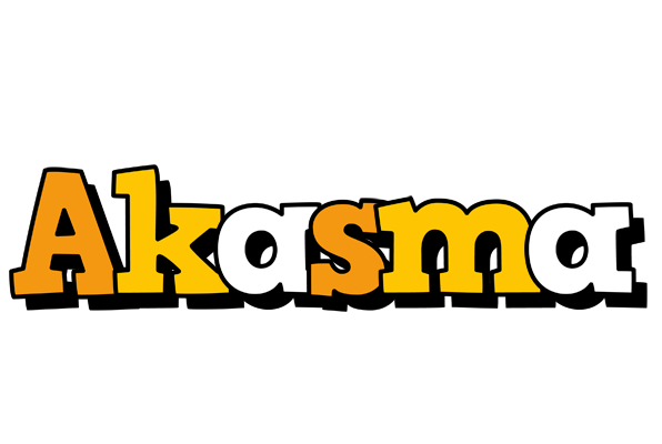 Akasma cartoon logo