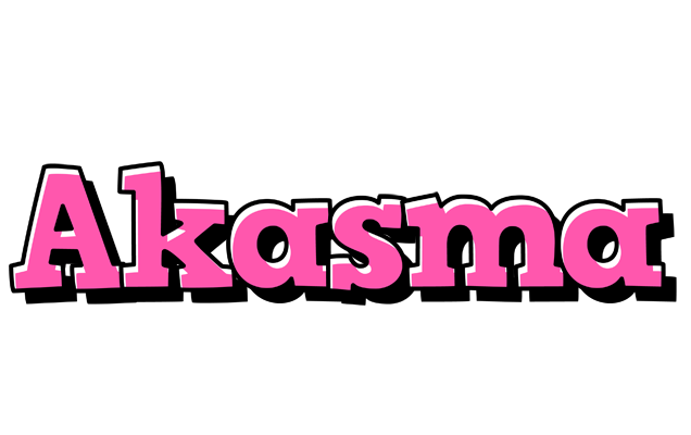 Akasma girlish logo