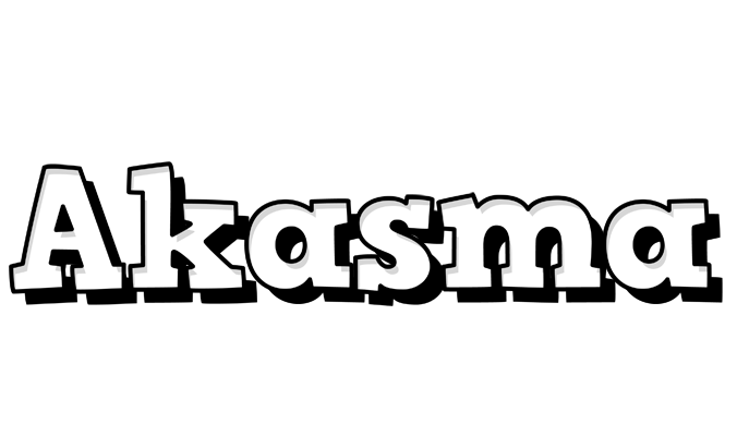 Akasma snowing logo