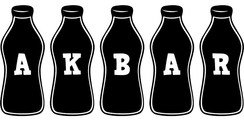 Akbar bottle logo