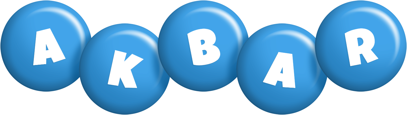 Akbar candy-blue logo