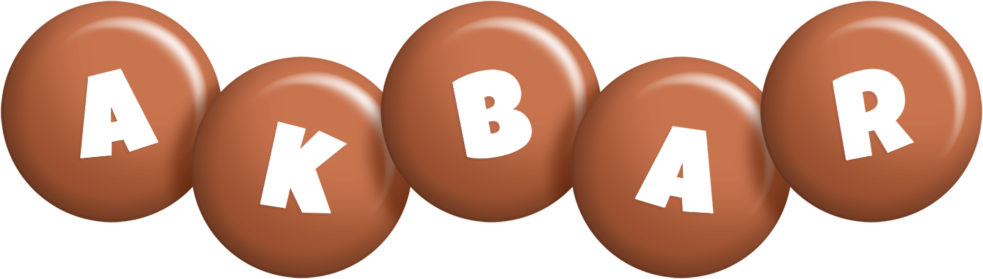 Akbar candy-brown logo