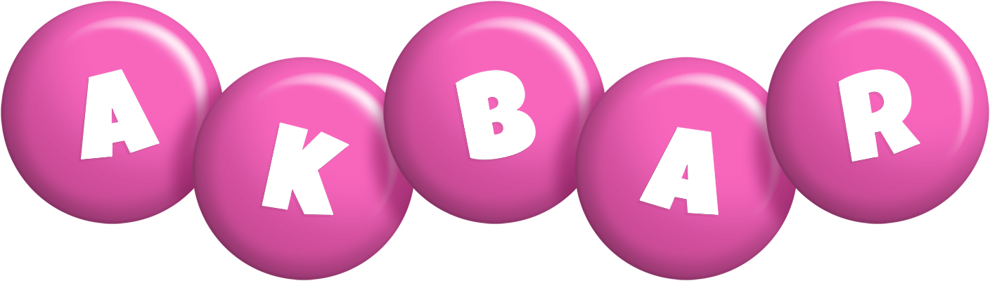 Akbar candy-pink logo