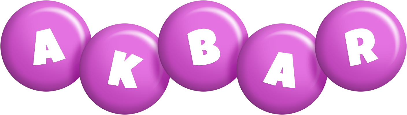 Akbar candy-purple logo