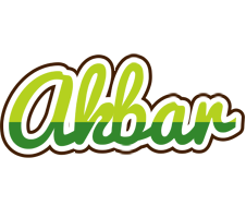 Akbar golfing logo