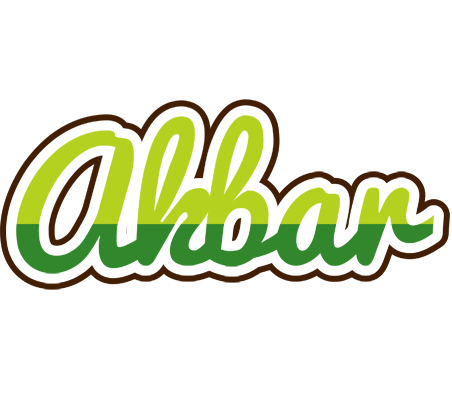Akbar golfing logo