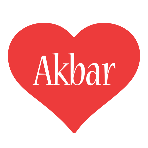 Akbar love logo
