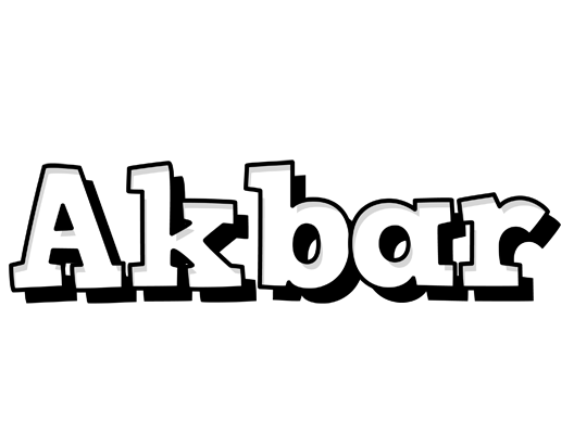 Akbar snowing logo