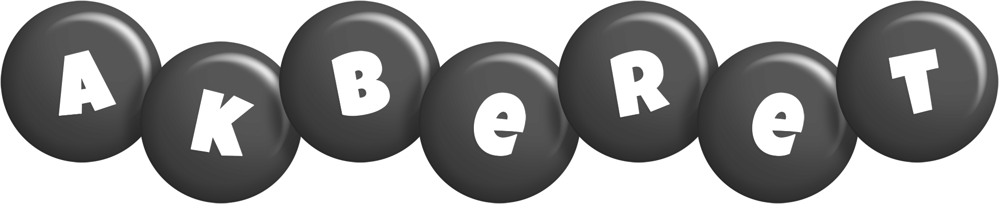 Akberet candy-black logo