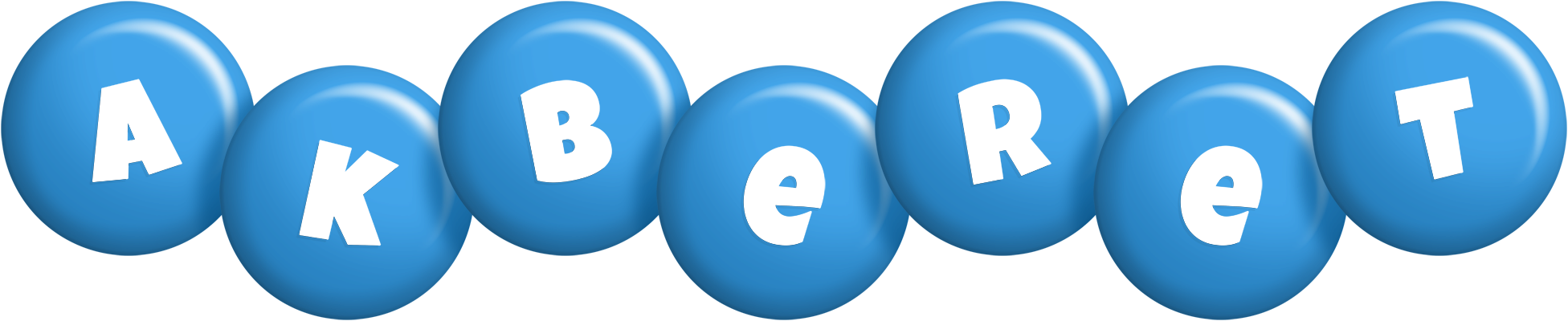 Akberet candy-blue logo