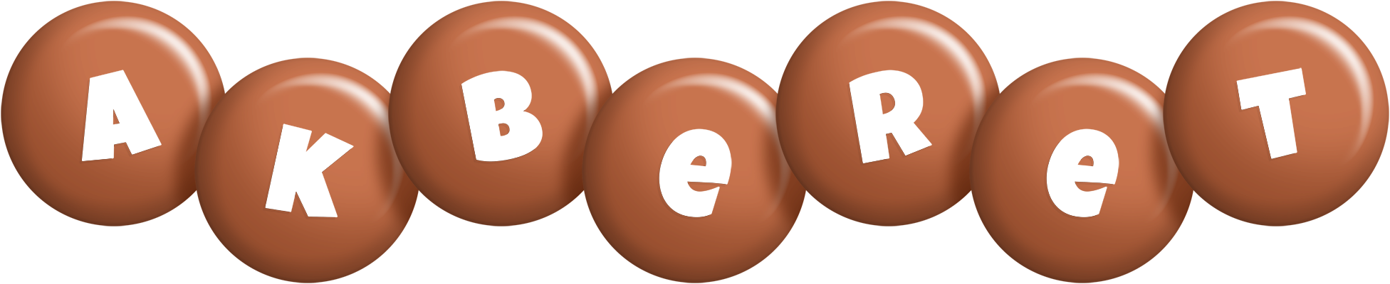 Akberet candy-brown logo