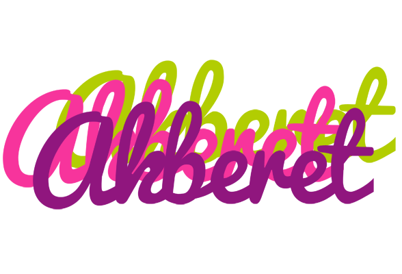 Akberet flowers logo