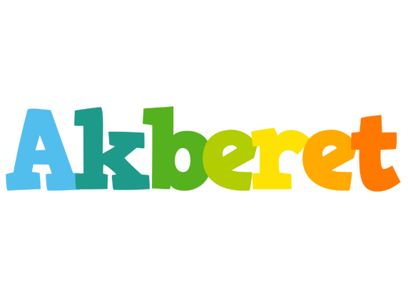 Akberet rainbows logo