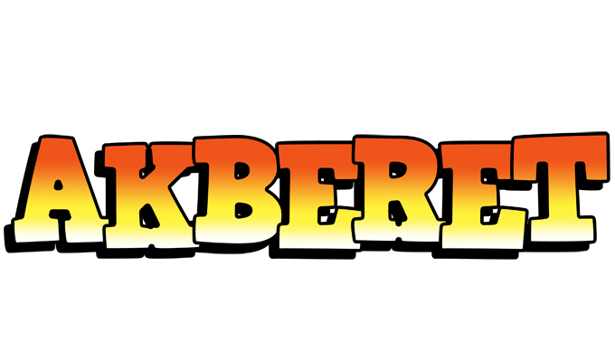 Akberet sunset logo