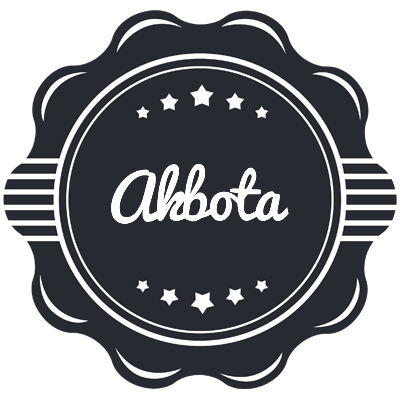 Akbota badge logo